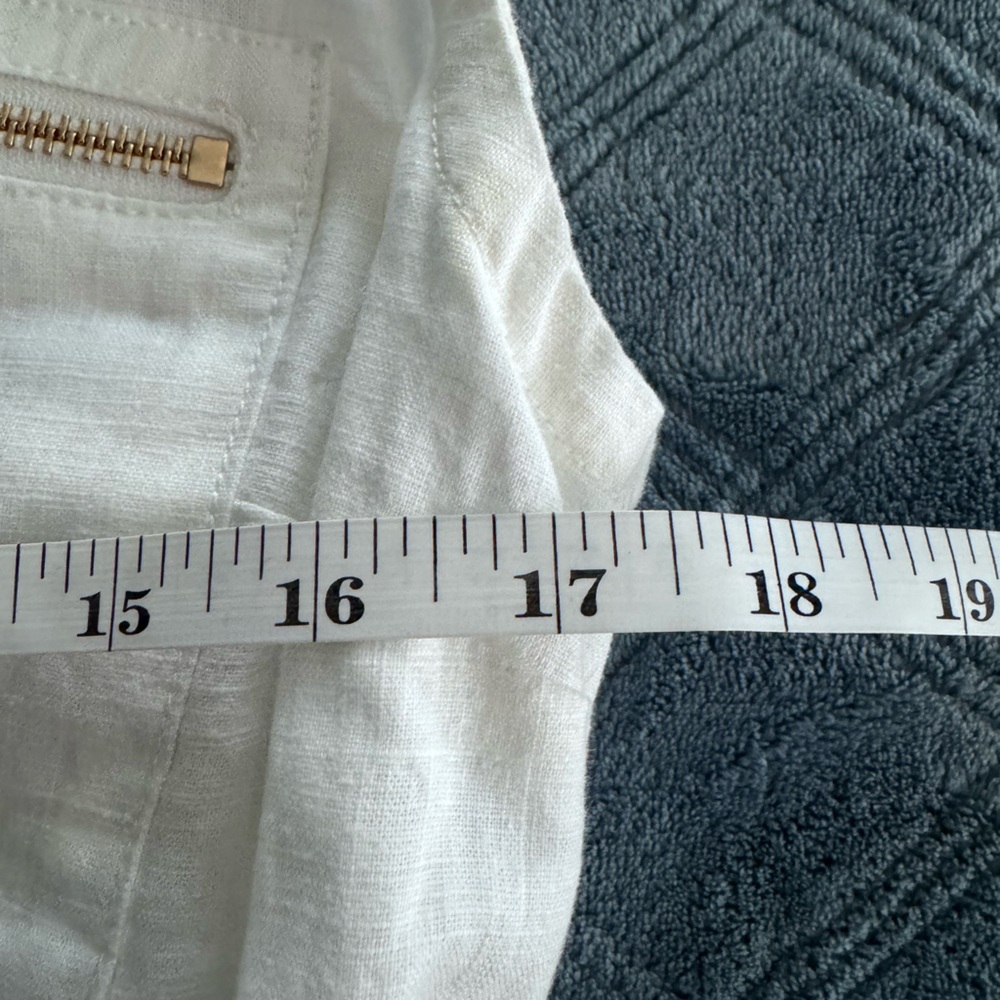 NWOT JCrew  Zip-front linen-blend dress ! - Picture 8 of 8